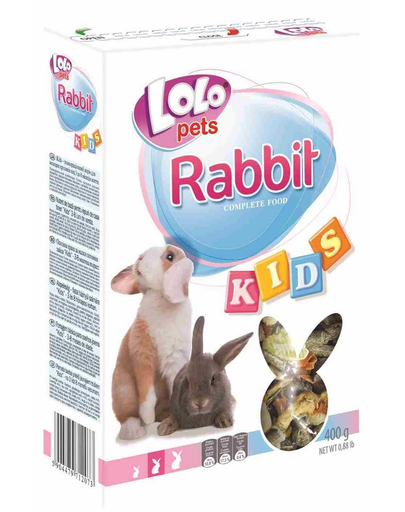 LOLO PETS Mâncare pentru iepure - kids 400 g