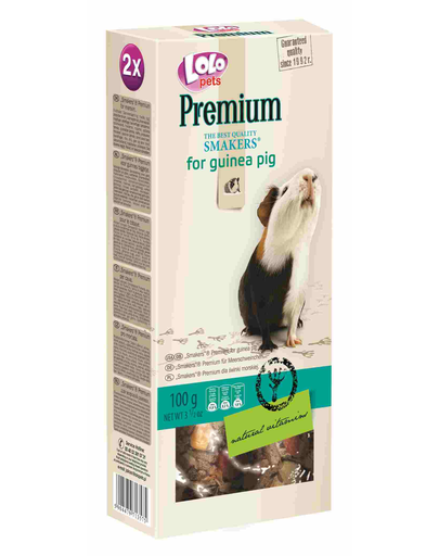LOLO PETS Smakers Premium pentru porcușori de guinea