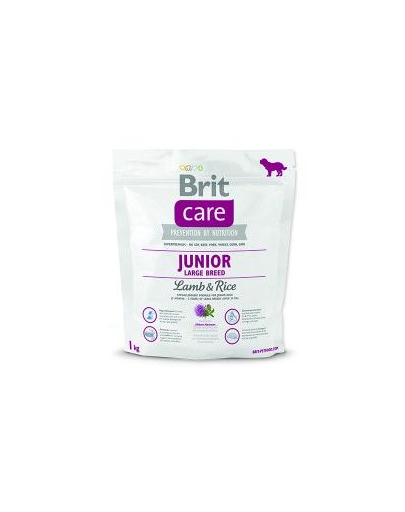 BRIT Care Junior Large Breed Lamb&Rice hrana uscata caini juniori de talie mare, cu miel si orez 1 kg Breed imagine 2022