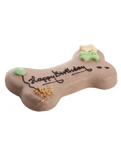 LOLO PETS Tort pentru câini "Happy Birthday" nuci - ciocolată