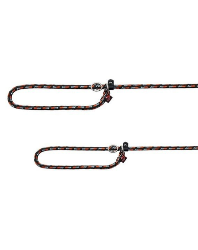 TRIXIE Lesă strangulantă Mountain Rope L–XL: 1.70 m/13 mm, negru / portocaliu