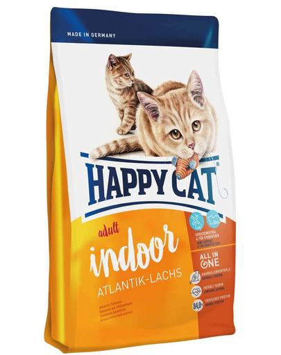 HAPPY CAT Fit &amp; Well Indoor Adult somon 4 kg