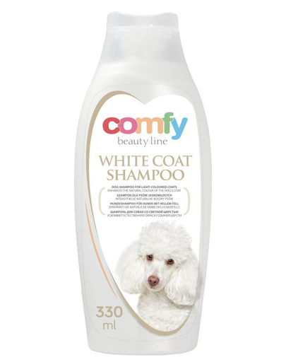 COMFY Șampon pentru câini cu blana albă 330 ml