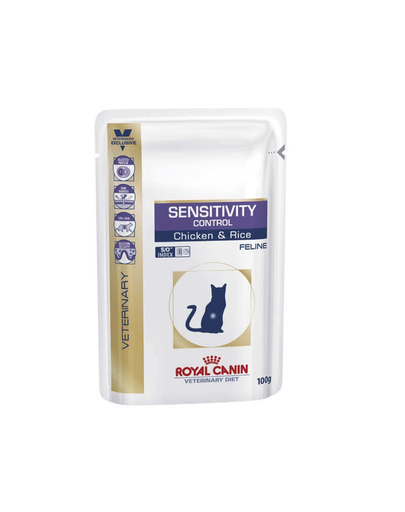 ROYAL CANIN Cat sensitivity control chicken & rice 12 x 100 g