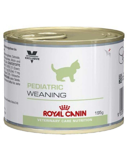 ROYAL CANIN Cat Pediatric Weaning 195 g hrana umeda dietetica pentru pisoi intre 4 saptamani si 4 luni si pentru femele gestante si/sau care alapteaza