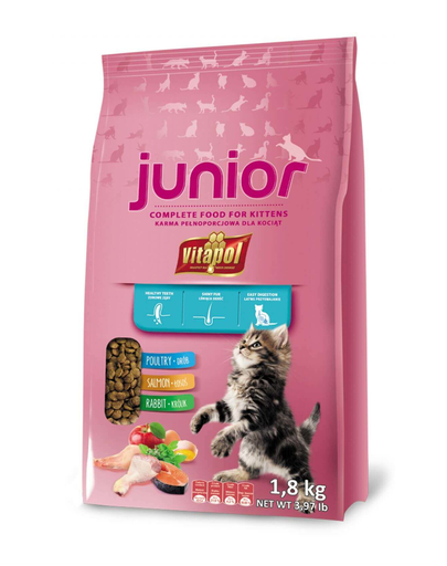 VITAPOL Hrană pentru pisici Junior 1,8 kg