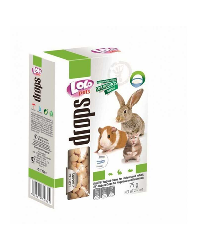 LOLO PETS Dropsuri pentru rozătoare cu lapte și miere