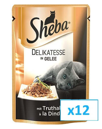 SHEBA Delikato curcan în aspic 85 g x12