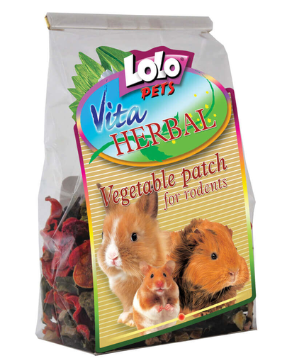 LOLO PETS "Grădina de legume" pentru rozătoare 100 g