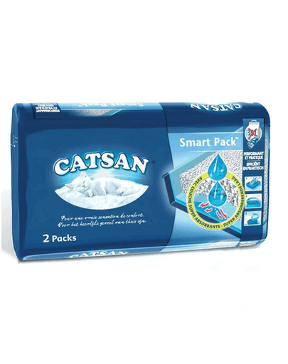 CATSAN Smart Pack absorbante pentru fundul litierei 2 x 4l