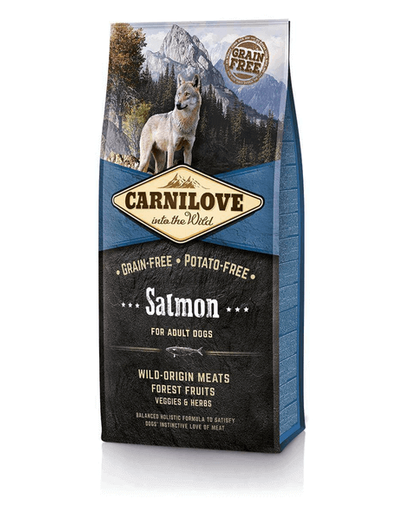 CARNILOVE Adult Hrana Uscata Caini Adulti, Cu Somon 1,5 Kg