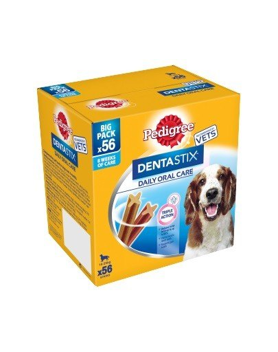 PEDIGREE Dentastix talie medie 8 x180 g câini