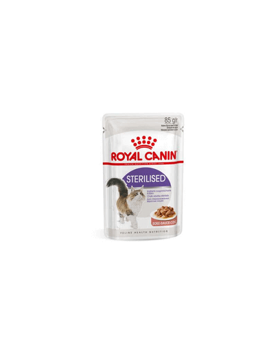 Royal Canin Sterilised Adult hrana umeda in sos pisica sterilizata, 12 x 85 g Adult imagine 2022