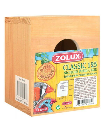 ZOLUX Căsuță pentru păsări Classic 125
