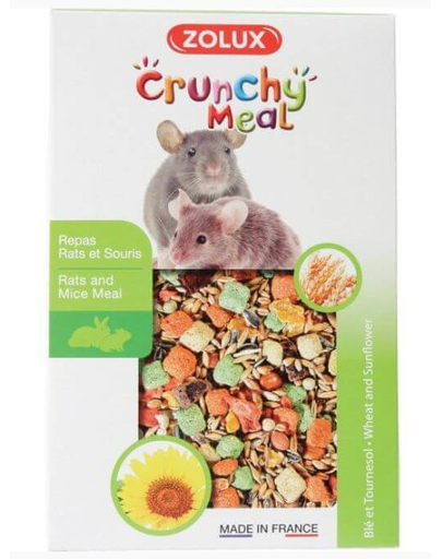 ZOLUX Crunchy Meal Mâncare pentru șoareci / șobolani 800 g