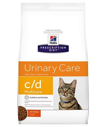 HILL'S Prescription Diet Feline c/d Multicare Chicken 10 kg hrana uscata pisici pentru mentinerea tractului urinar sanatos