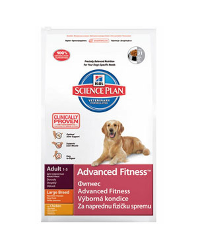 HILL'S Science Plan Canine Adult Advanced Fitness Large Breed Chicken 12 kg