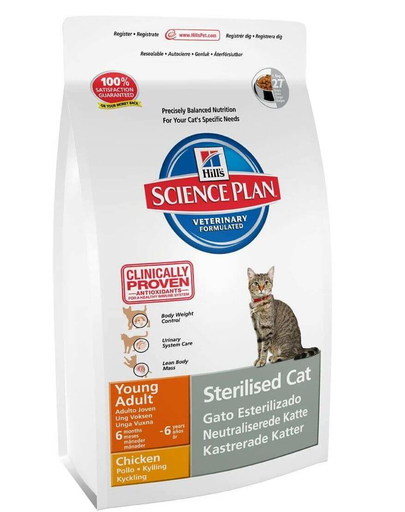 HILL'S Science Plan Feline Young Adult Sterilised Cat cu ton 3,5 kg
