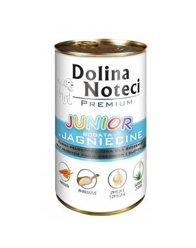 DOLINA NOTECI Premium Junior bogat în miel 400 g