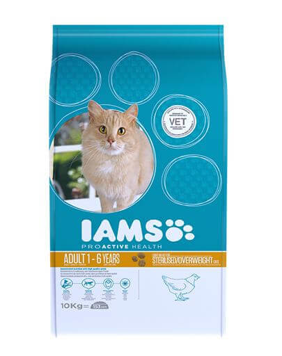 IAMS Cat Adult Weight Control All Breeds Chicken 300 g