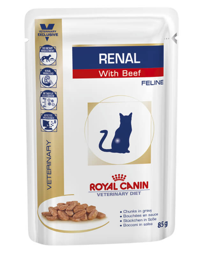 ROYAL CANIN Renal Feline vită 48 x 85 g