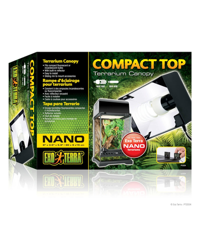 EXO TERRA Corp de iluminat pentru terariu Compact Top NANO 20x9x15cm