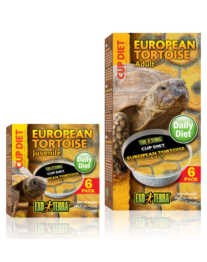 EXO TERRA Mâncare pentru țestoasă europeană adultă 6x60 g