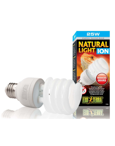 EXO TERRA Bec Natural Light Ion 25W neutralizare mirosuri