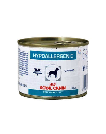 ROYAL CANIN Dog Hypoallergenic 6×200 g hrana umeda caini adulti cu reactii adverse la alimente 6x200 imagine 2022