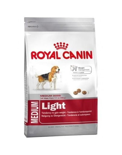 Royal Canin Medium Light Weight Care Adult hrana uscata caine pentru limitarea cresterii in greutate, 3 kg Adult imagine 2022