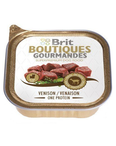 BRIT Boutiques Gourmandes One Meat Venison Small Bread 150 g