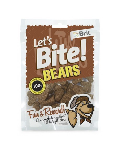 BRIT Care Lets Bite Dog Bears 150 g
