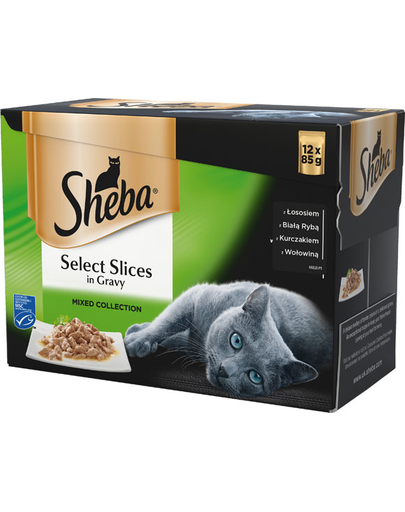 SHEBA Selection in Sauce Mix arome 12 x 85g