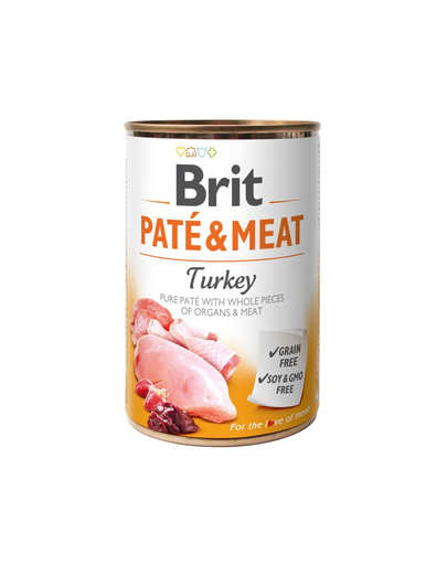 BRIT Pate & meat turkey 400g