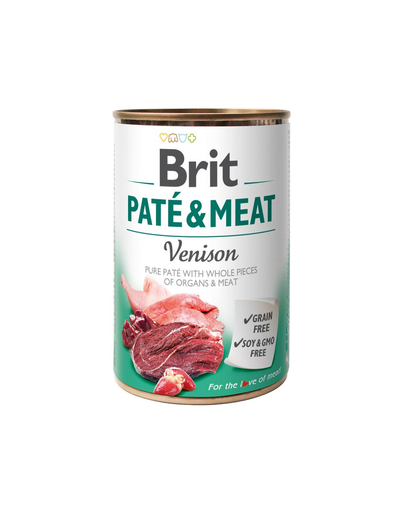 BRIT Pate & meat venison 400 g