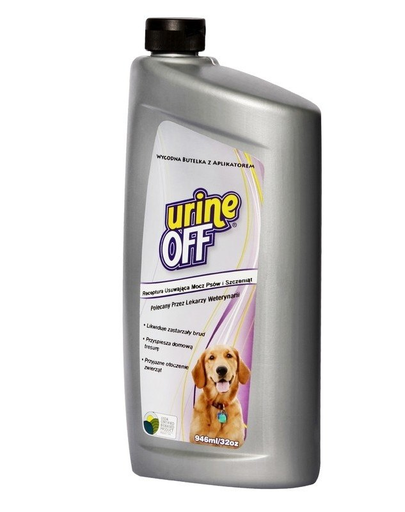 URINE OFF Câini - Soluție împotriva petelor și mirosurilor 946 ml