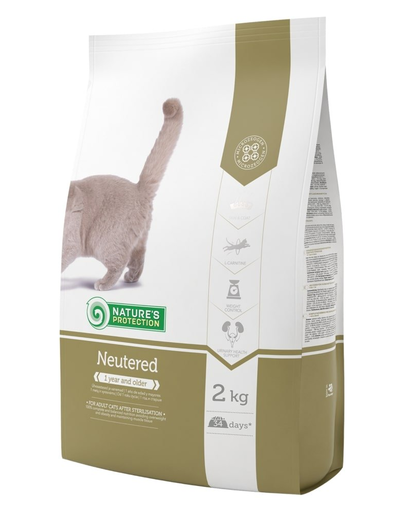 NATURES PROTECTION Neutered pentru pisici sterilizate 2 kg
