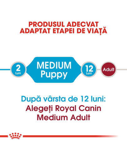 Royal Canin Medium Puppy Hrană Uscată Câine 10 kg