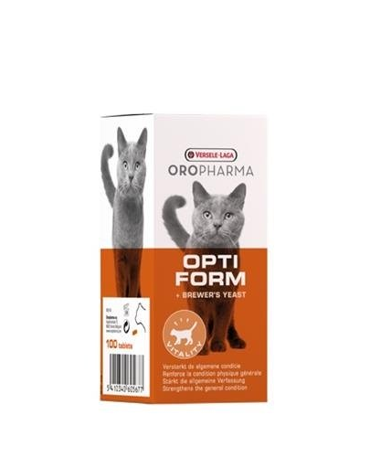 VERSELE-LAGA Opti Form Cat Tablete pentru pisici 100 buc.