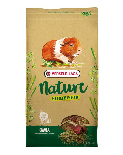 VERSELE-LAGA Cavia Nature Fibrefood - Light & Sensitive pentru porcușori de Guineea cu sistem digestiv sensibil 2,75 kg