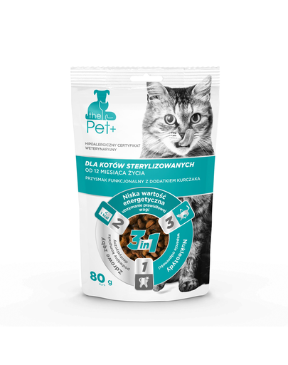 thePet+ Cat Sterilised recompense pentru pisici 80 g