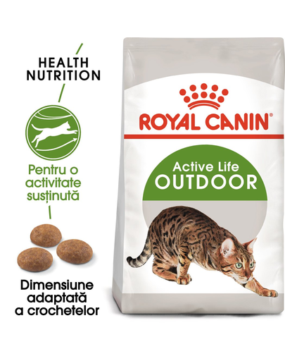 ROYAL CANIN Outdoor 30 hrana uscata pentru pisicile adulte care ies afara 400 g