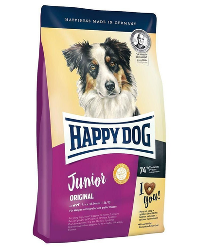 HAPPY DOG Junior Original hrana uscata caini junior toate rasele 1 kg