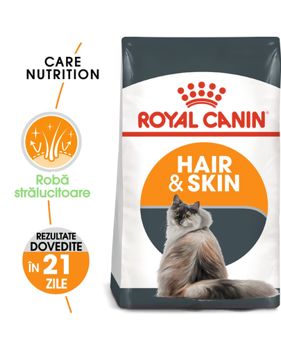 Royal Canin Hair&Skin Care Adult hrana uscata pisica pentru piele si blana, 4 kg Adult imagine 2022