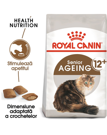 Royal Canin Ageing 12 + hrana uscata pisica senior, 400 g 400 imagine 2022