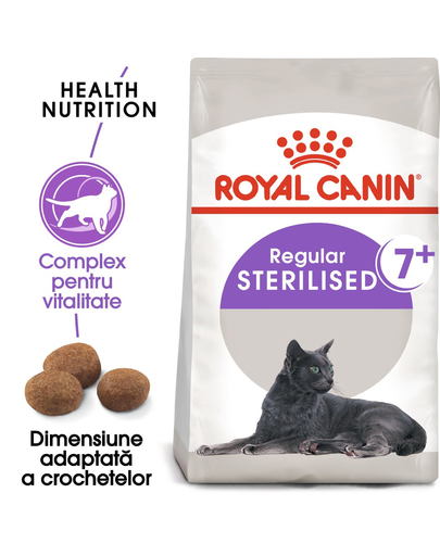 Royal Canin Sterilised 7+ hrana uscata pisica sterilizata senior, 400 g 400 imagine 2022