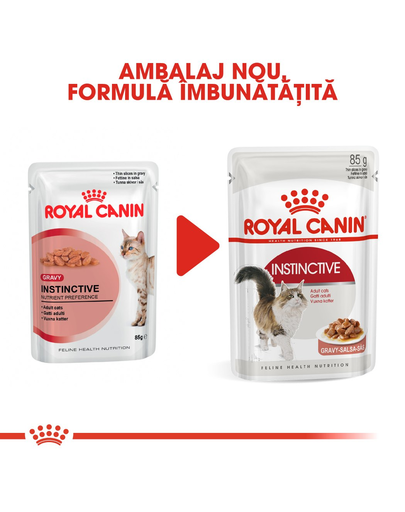 Royal Canin Instinctive In Gravy Adult hrana umeda in sos pentru pisica, 12 x 85 g