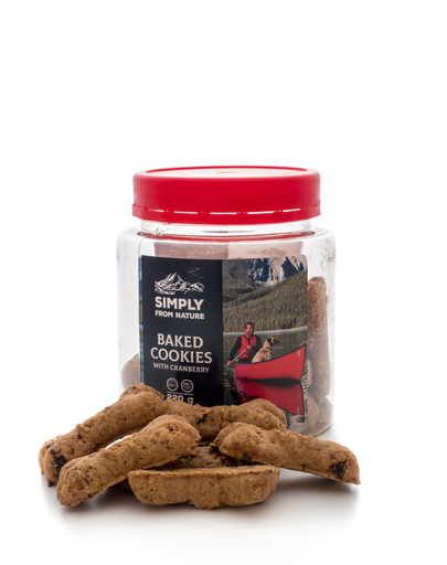 SIMPLY FROM NATURE Baked Cookies cu merișoare 220 g
