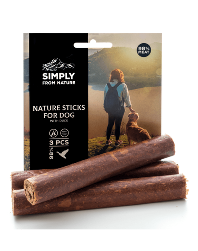 Simply from nature nature sticks cu rață 3 buc.