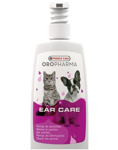 VERSELE-LAGA Ear Care picaturi curatare urechi caini si pisici 150ml 150ml imagine 2022
